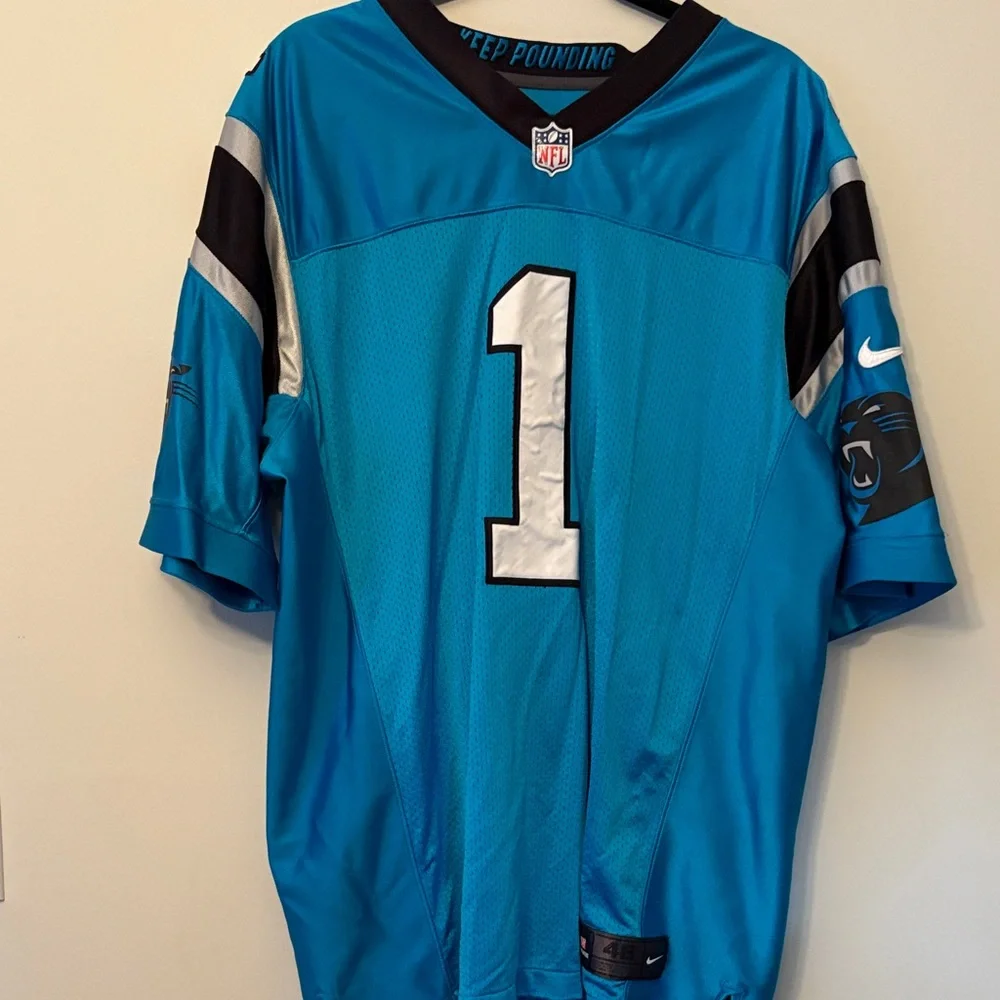 Carolina Panthers nike Cam Newton #1 Jersey Sz. 48 - Picture 3 of 10